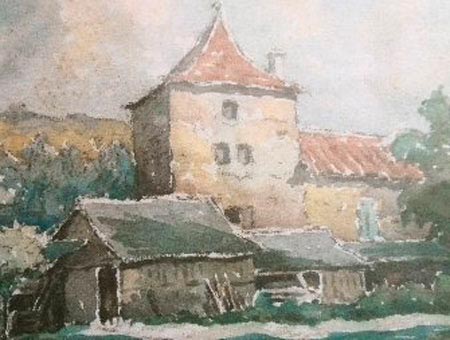 Aquarelle du Moulin du Boisset